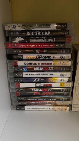 Lote Juegos PS3: Acción, Carreras, Deportes