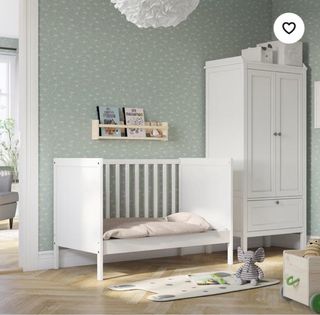 Cuna bebé 2 posiciones + colchón