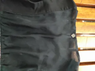 Liu Jo Vestito Seta Nero Fantasia