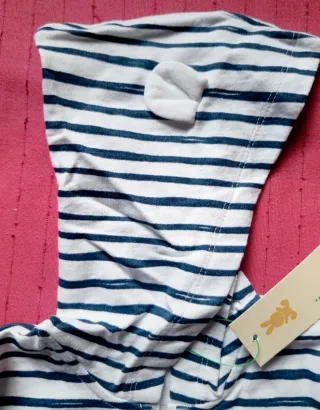 Felpa Benetton neonato cappuccio zip