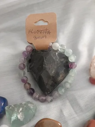 Pulsera Fluorita Natural 8mm