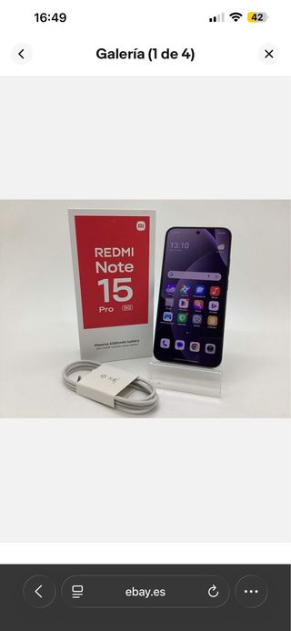 Xiaomi Redmi Note 15 Pro 5G 256GB Negro