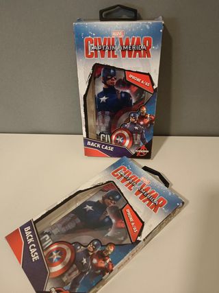 PACK 3 FUNDAS iPhone 6/6S: MARVEL Y STAR WARS