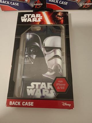 PACK 3 FUNDAS iPhone 6/6S: MARVEL Y STAR WARS