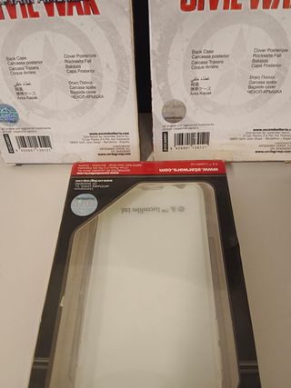 PACK 3 FUNDAS iPhone 6/6S: MARVEL Y STAR WARS