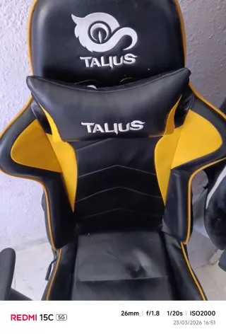 Silla Gaming Talius Negra y Amarilla