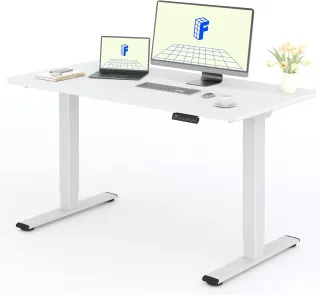 Escritorio Elevable Eléctrico FLEXISPOT EF1 Blanco
