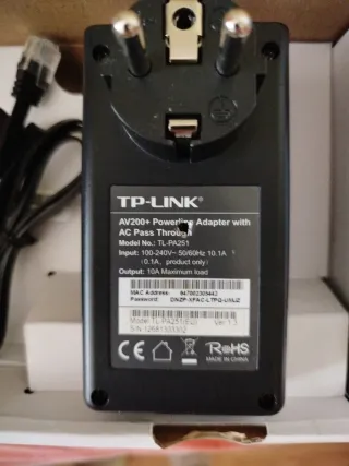 Adaptador PLC TP-Link 200Mbps