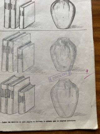 YA DIBUJO, LIBRETA, Nº. 6, Antiguo método Dibujo