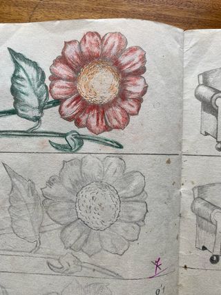 YA DIBUJO, LIBRETA, Nº. 6, Antiguo método Dibujo