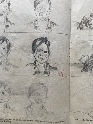 YA DIBUJO, LIBRETA, Nº. 6, Antiguo método Dibujo