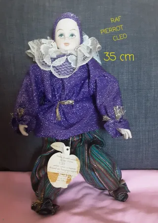 Muñeco antiguo Cleo Pierrot