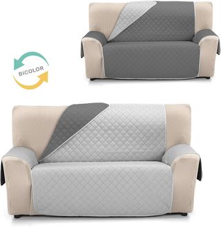 Martina Home Cubre Sofá Ámbar 2 Plazas XL Gris/Ant