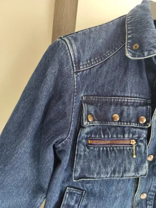 Cazadora vaquera acolchada vintage 90s