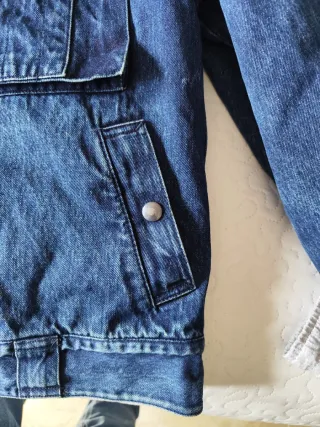 Cazadora vaquera acolchada vintage 90s