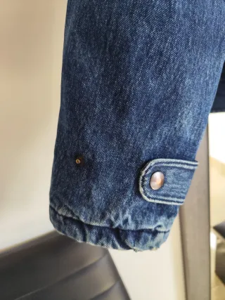 Cazadora vaquera acolchada vintage 90s