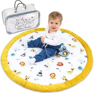 Totsy Baby Alfombra Bebe Acolchada Plegable - Mant