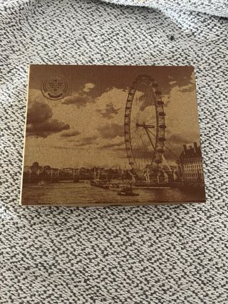 Cartera de piel patchwork