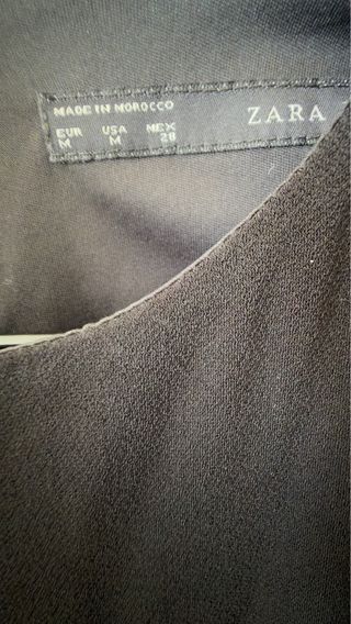 Vestido Zara Negro Talla M