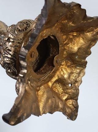 Candelabros antiguos (pareja) aleación cobre