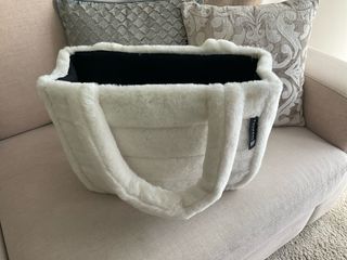 Bolso peluche Sephora blanco nuevo
