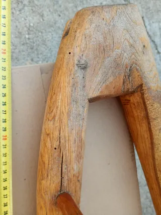 Yugo de madera antiguo horcate