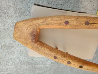 Yugo de madera antiguo horcate