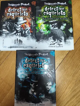 Detective esqueleto 1,2 y 3 perfecto estado