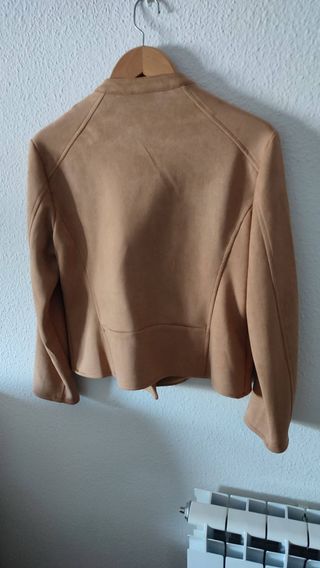 Cazadora antelina mujer talla 38