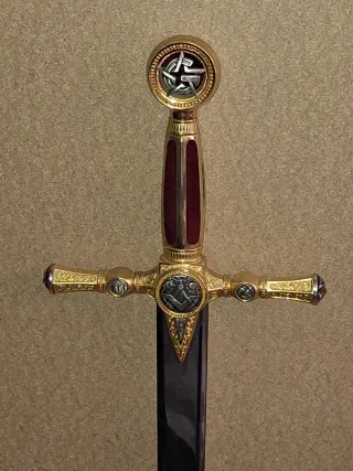 Réplica Espada Masónica Decorativa