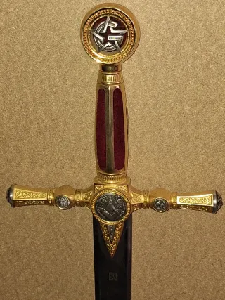 Réplica Espada Masónica Decorativa