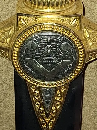 Réplica Espada Masónica Decorativa