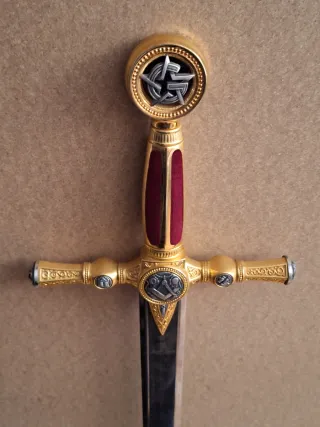 Réplica Espada Masónica Decorativa