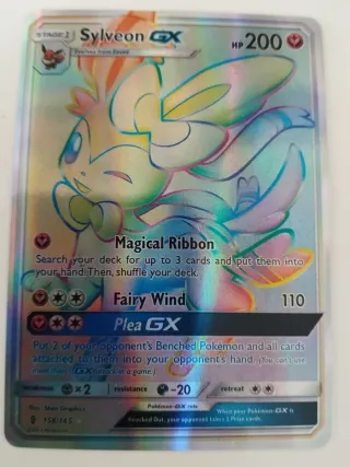 Cartas Pokémon Sylveon GX (2) 140/145 158/145 2017
