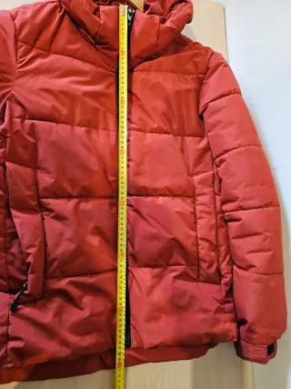 Abrigo acolchado Lefties rojo hombre