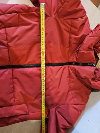 Abrigo acolchado Lefties rojo hombre