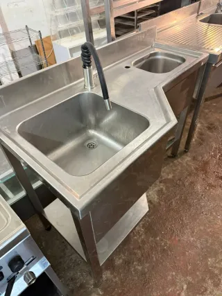 Fregadero industrial acero inoxidable