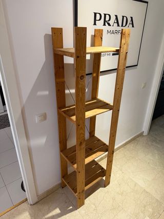Estanteria de madera hejne ikea 174x50x34