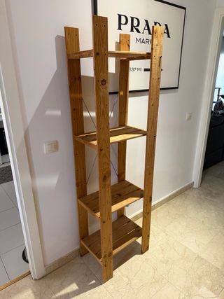 Estanteria de madera hejne ikea 174x50x34
