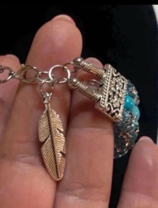 Bracciale 7 Chakra Turchesi Cristalli Strass