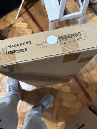 Perchero IKEA MACKAPÄR Blanco 78cm