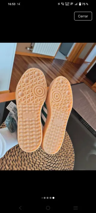 Zapatillas Adidas Samba Unisex Blancas y Verdes