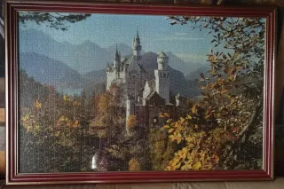 Puzzle Grande Castello Montagne Autunnali