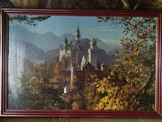 Puzzle Grande Castello Montagne Autunnali