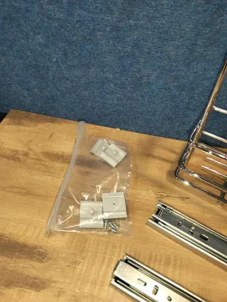 EMUCA Botellero Extraíble 150mm Acero Cromado