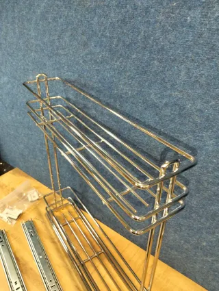 EMUCA Botellero Extraíble 150mm Acero Cromado