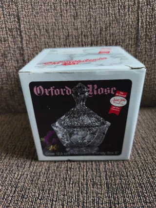 Bombonera cristal vintage Anna Hütte 24% Pbo