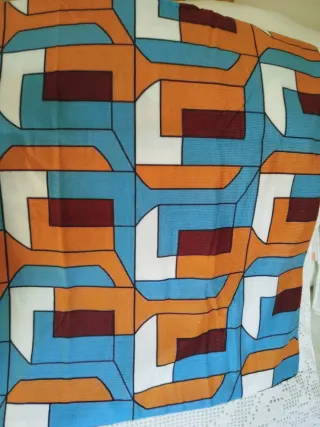 Funda de cojín con diseño geométrico