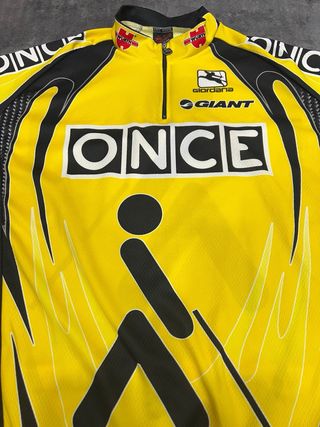 Maillot ciclismo vintage ONCE Giordana Italy 90s