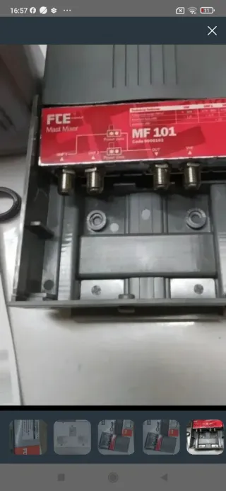 Mezclador Antenas televisión Digital